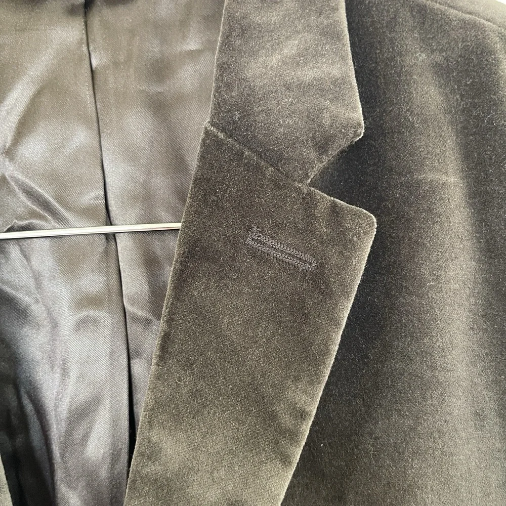 Banana Republic Mens Cotton Velvet Sport Coat Size 42R Brown 2 Button Notch READ